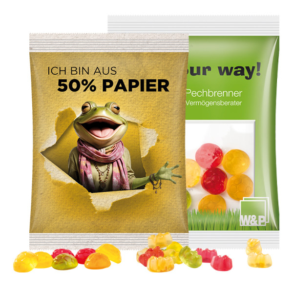 Maxitüte 50 g Trolli Fruchtgummi Standardformen