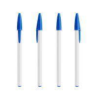 Weiß/ Blau/ Blaue Tinte