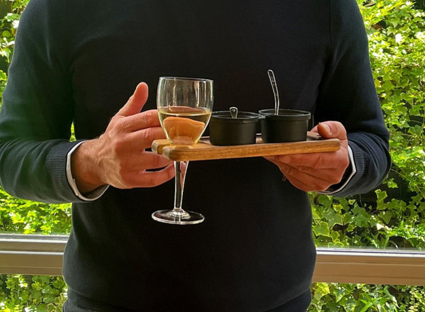 Individuelles Apéro-Brettchen aus Akazie 'Shokki'