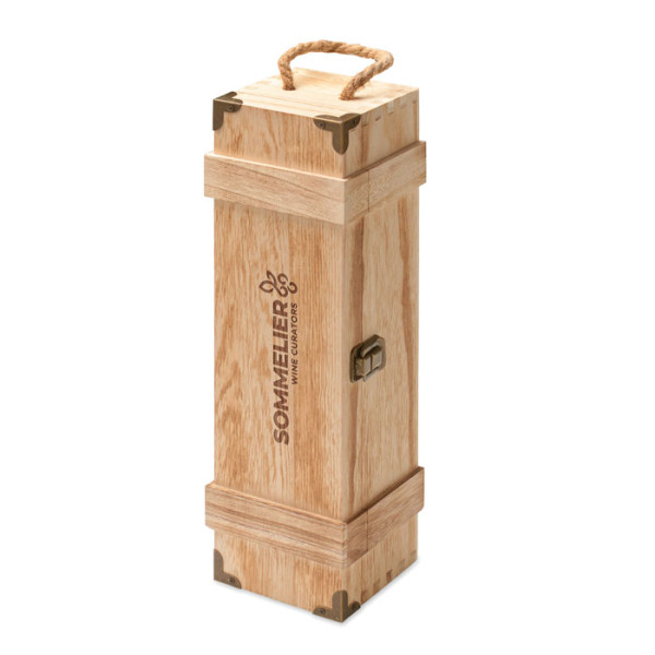 VINBOX + - Weinkiste Paulownia-Holz