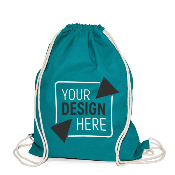 BOSTON – Baumwollrucksack mit Kordelzug