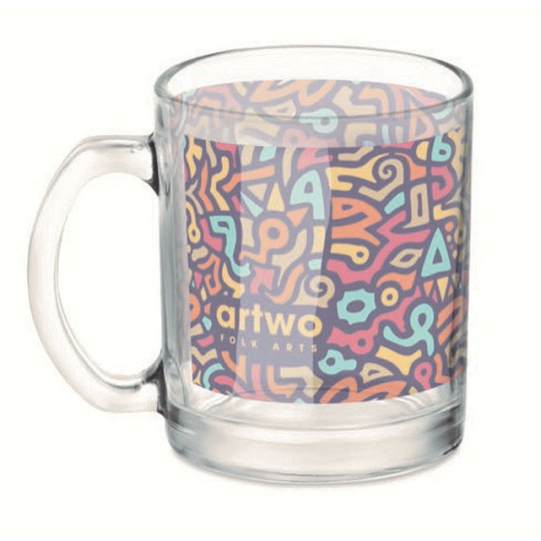 SUBLIMGLOSS - Kaffeebecher aus Glas 300 ml