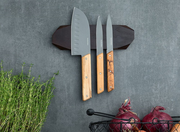 Magnetischer Messerhalter aus Akazie 'Horten' (S)