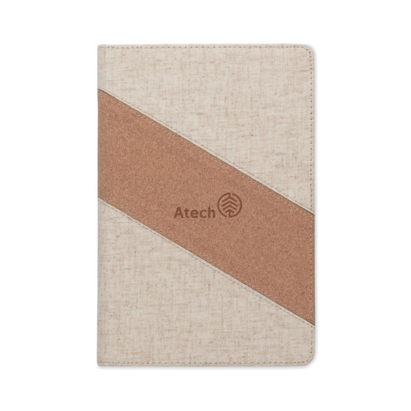CORTONA - A5-Notizbuch mit 15W-Ladegerät