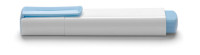 weiss mit blau