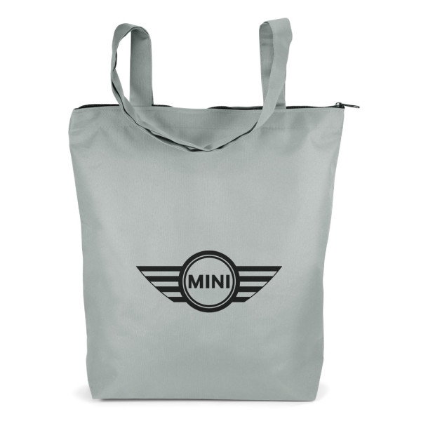 ATLANTA - Tasche aus 300D Polyester mit Reißverschluss und Bodenfalte