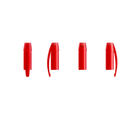 Gefrostetes Rot Blaue Tinte