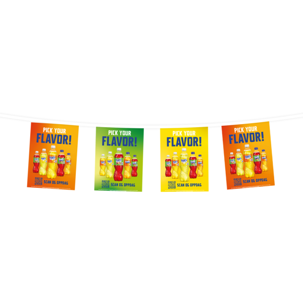 Fahnenketten 15 x 21 cm