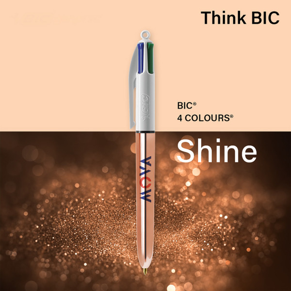 BIC® 4 Colours® Shine ballpen