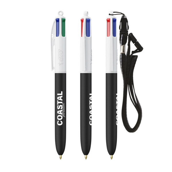 BIC® 4 Colours® Soft with Lanyard
