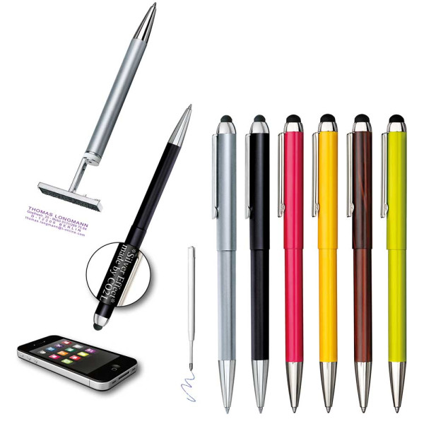 Stempelschreiber - Stamp&Touch Pen - 3 in 1