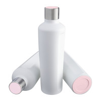 hellmagenta, silber, weiß