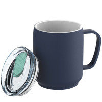 mint, dunkelblau, transparent