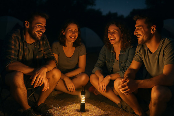 Wiederaufladbare 2-in-1 Laterne/Taschenlampe 'Omega'