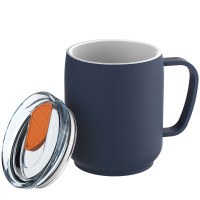 orange, dunkelblau, transparent