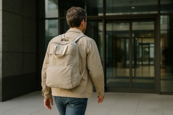 Faltbarer Rucksack 'Cordoba', Polycotton beige