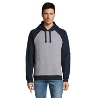 Grey Melange/ French Navy