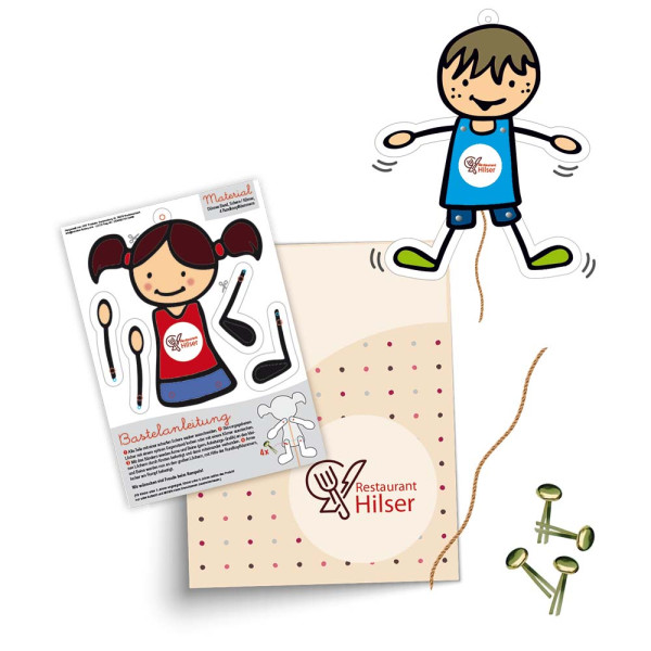 Hampelfiguren-Bastelset A4