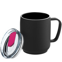 schwarz, magenta, transparent