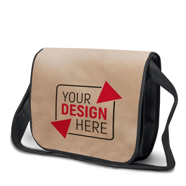 COLOGNE – Schultertasche aus Kraftpapier und PP-Non-Woven