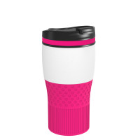 magenta, weiß