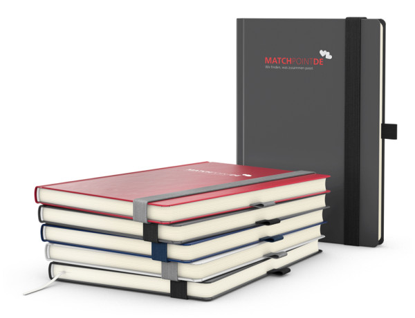 Notizbuch Vision-Book Kunstleder-Hardcover matt-farbig