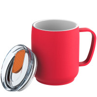 orange, rot, transparent