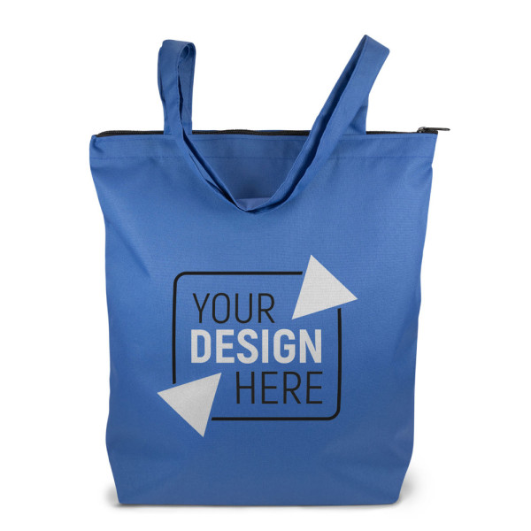 ATLANTA – Tasche aus 300D Polyester mit Reißverschluss und Bodenfalte