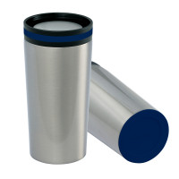 dunkelblau, silber