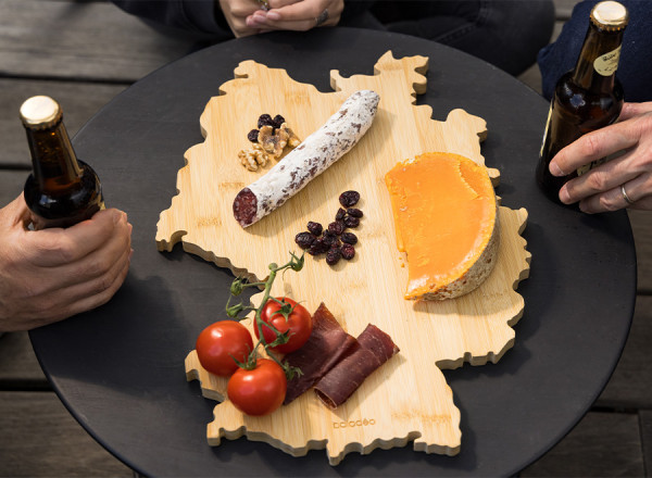 Schneidebrett 'Bundesbrett' aus Bambus