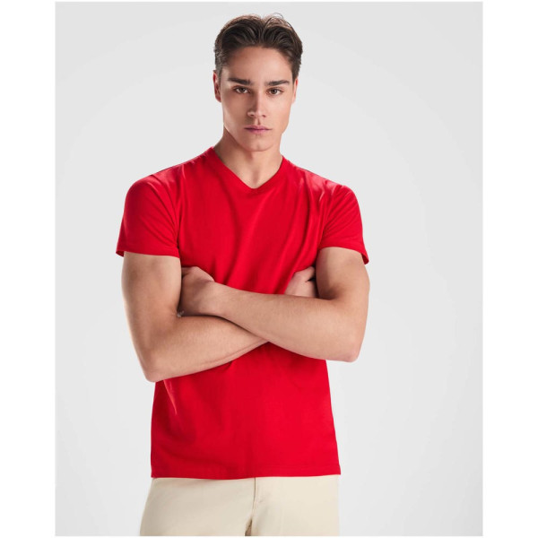 Samoyedo 155 g/m² T-Shirt mit V-Ausschnitt für Herren