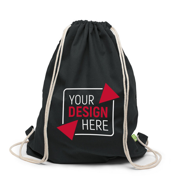 MONTREAL – Bio-Baumwollrucksack mit Kordelzug
