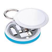 cyan, weiß